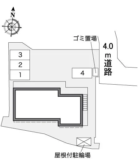 ★手数料０円★北九州市小倉北区大畠３丁目　月極駐車場（LP）